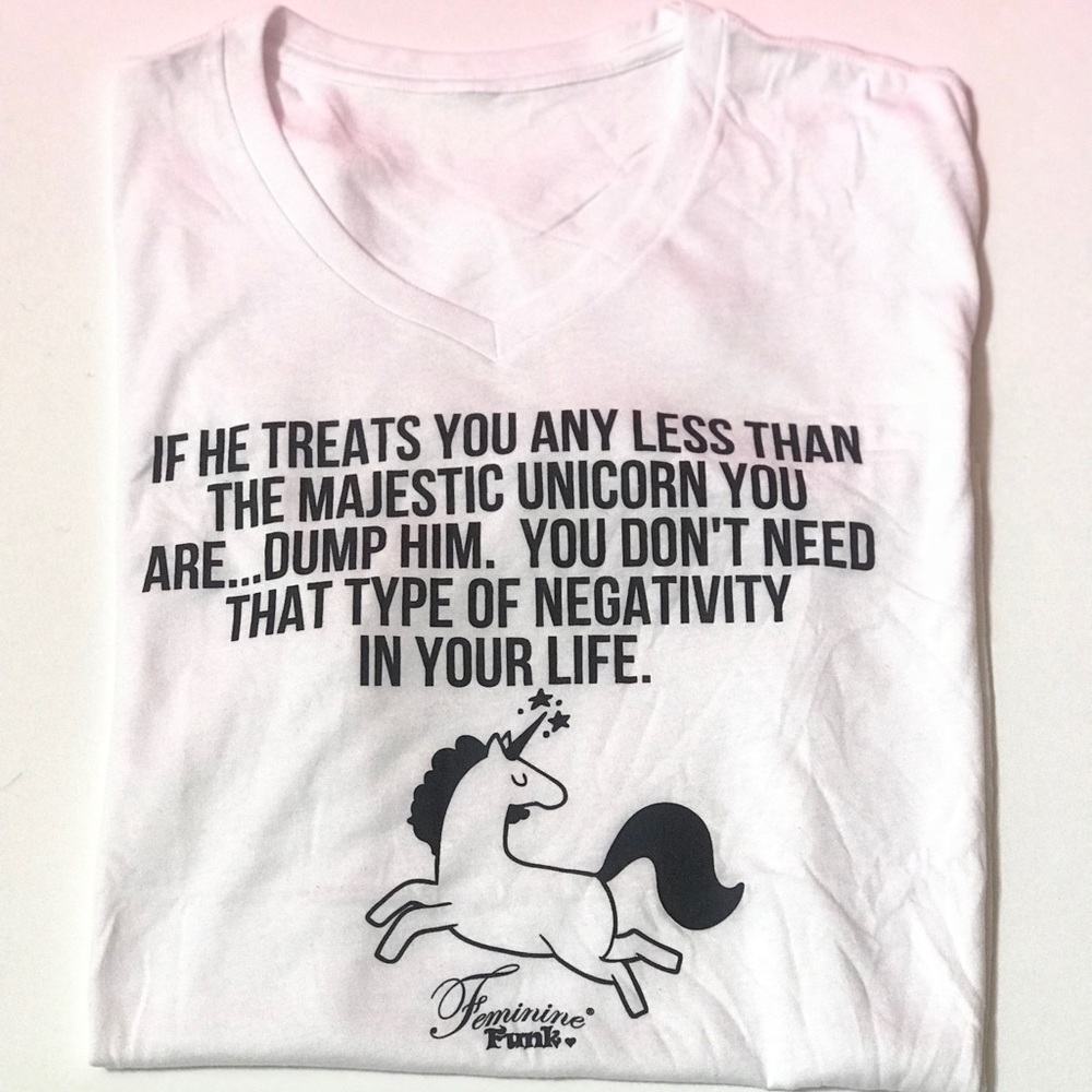 FEMININE FUNK UNICORN TEE